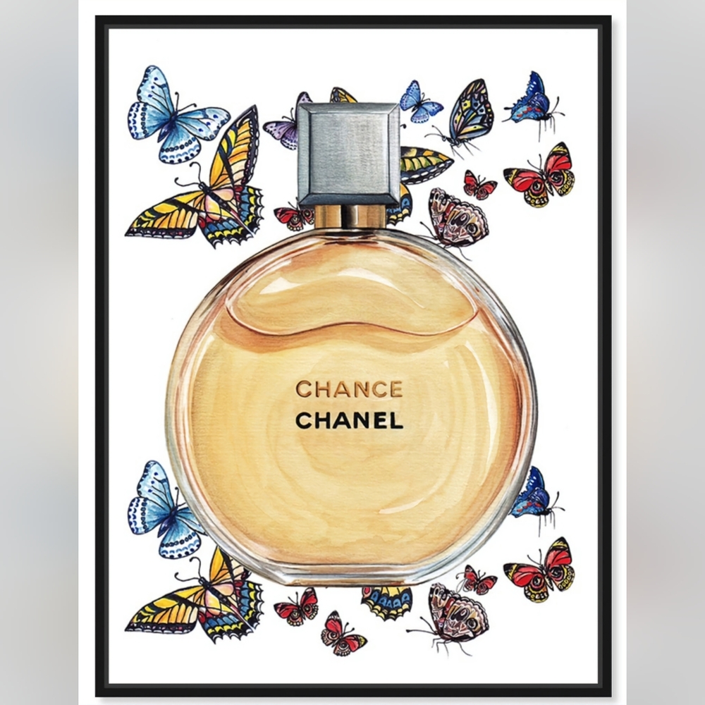 Chanel 8 1/2"x11" Wall Art